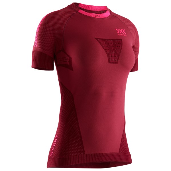X-BIONIC  Women's Invent 4.0 Running Shirt S/S - Hardloopshirt, rood