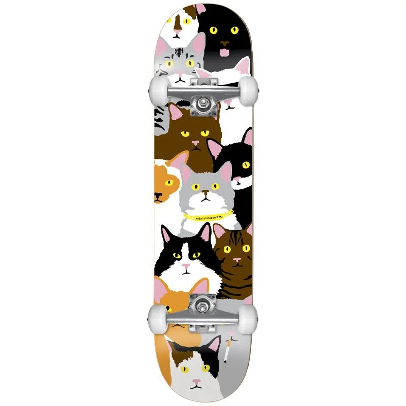 Enjoi Cat Collage Youth FP 7.0 - Skateboard Complete