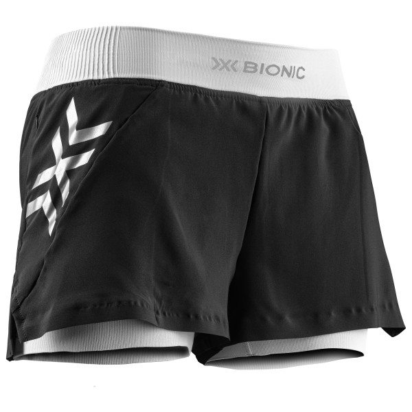 X-BIONIC  Women's Twyce Race 2in1 Shorts - Hardloopshort, zwart