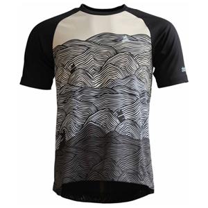 Zimtstern  Braapz Shirt S/S - Fietsshirt, grijs/zwart