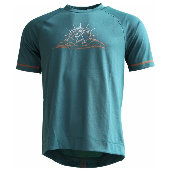 Zimtstern  Pureflowz Eco Shirt S/S - Fietsshirt, turkoois/blauw