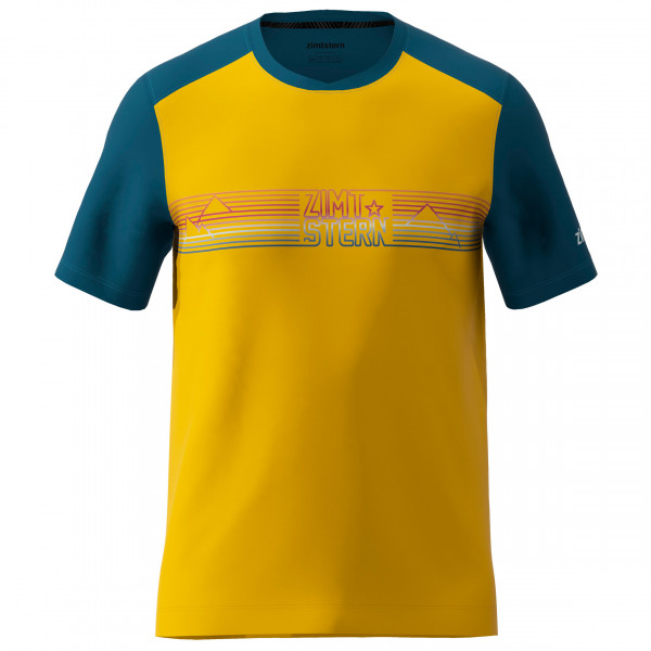 Zimtstern  Trailflowz Shirt S/S - Fietsshirt, geel