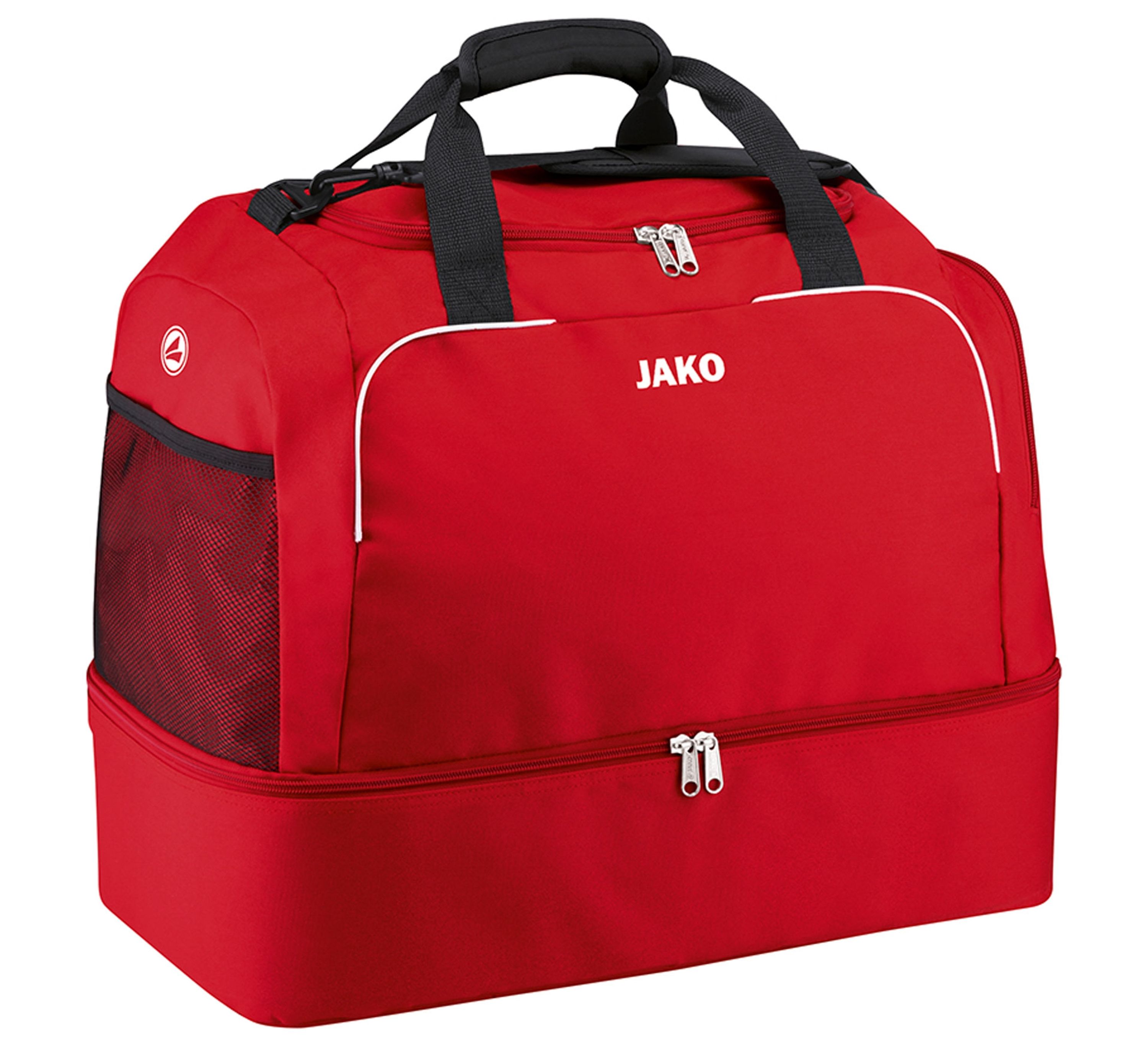 JAKO Classico Sporttasche mit Bodenfach rot Bambini (25 Liter)