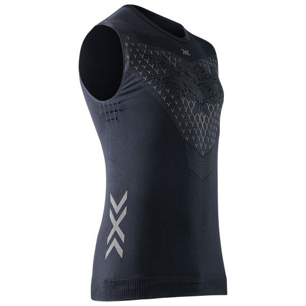 X-BIONIC  Twyce Run Singlet - Hardloopshirt, zwart/blauw