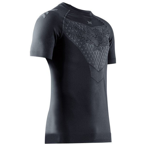 X-BIONIC  Twyce Run Shirt S/S - Hardloopshirt, blauw/zwart