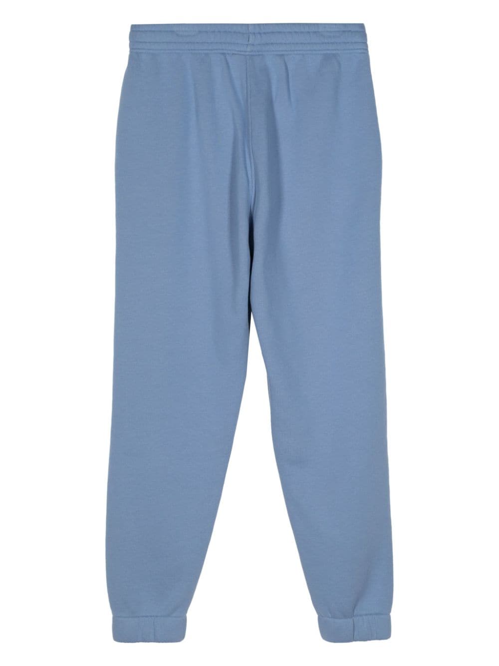 Maison Kitsuné Fox-appliqué cotton track pants - Blauw