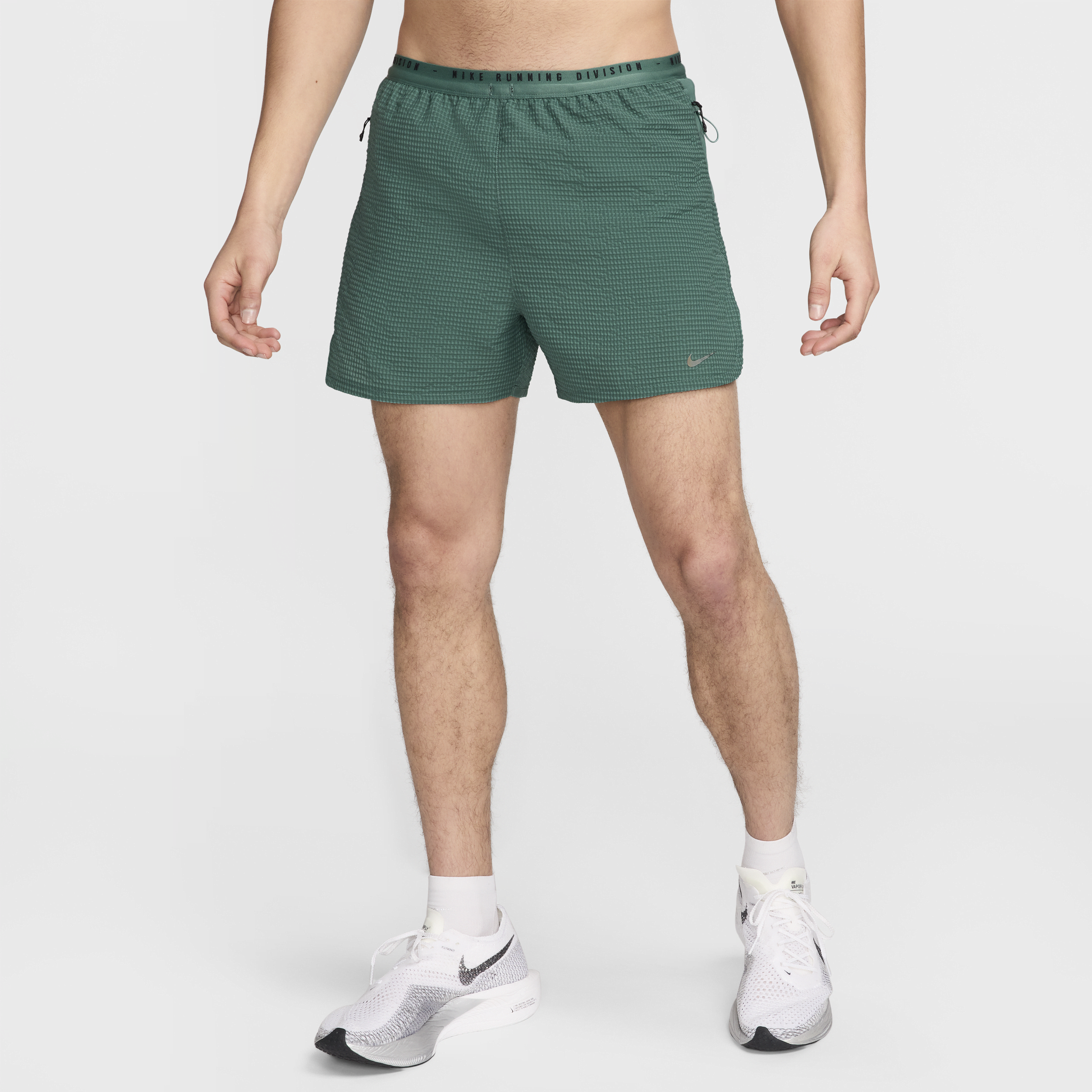 Nike Running Division Dri-FIT ADV hardloopshorts met binnenbroek voor heren (10 cm) - Groen