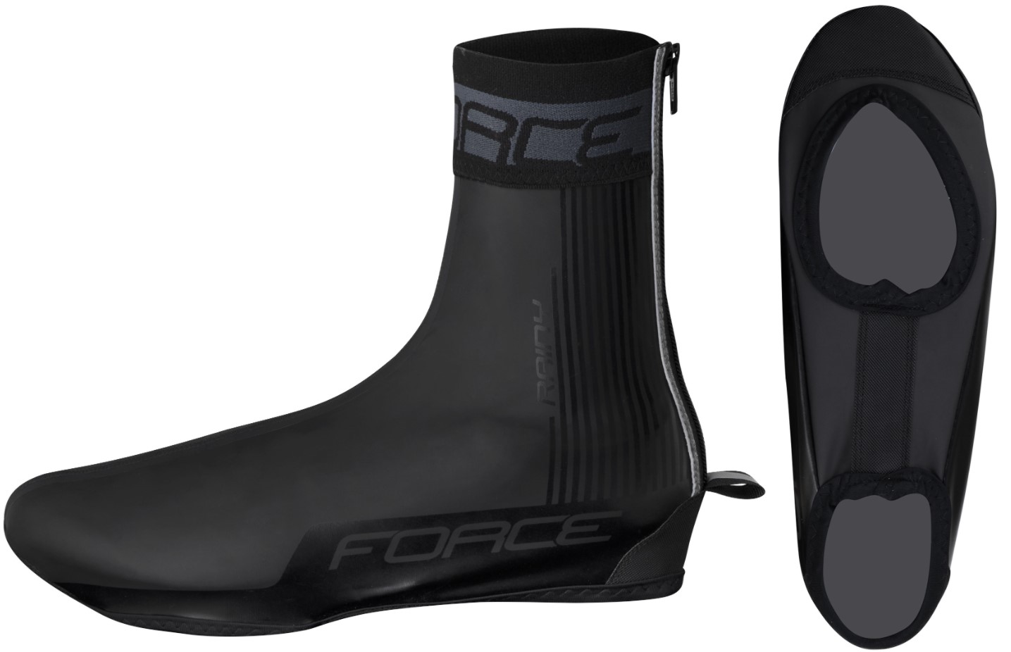 Force Rainy Shoe Cover Race Black