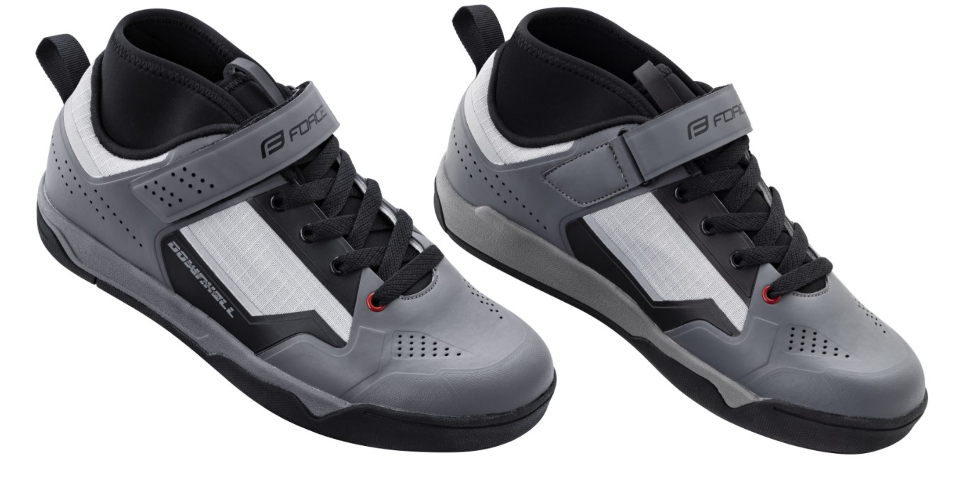 Force Downhill Shoes for Flats Black/Gray