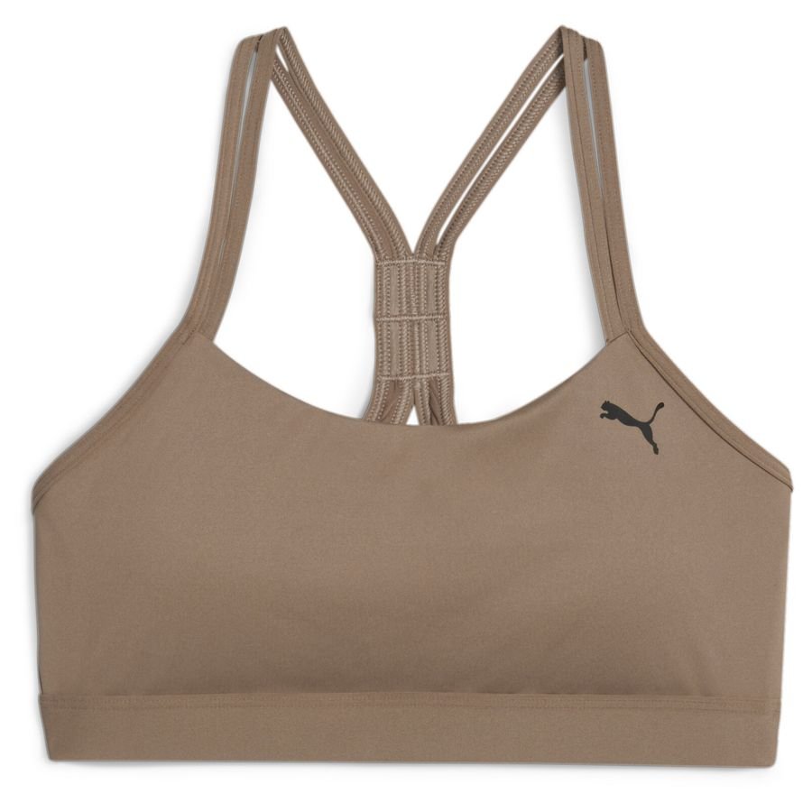 PUMA 4Keeps Ultrabare Strappy Mid Support Sport-BH Damen 96 - totally taupe