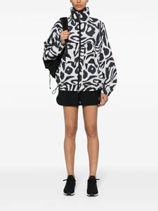 Adidas by Stella McCartney zebra-print track jacket - Zwart