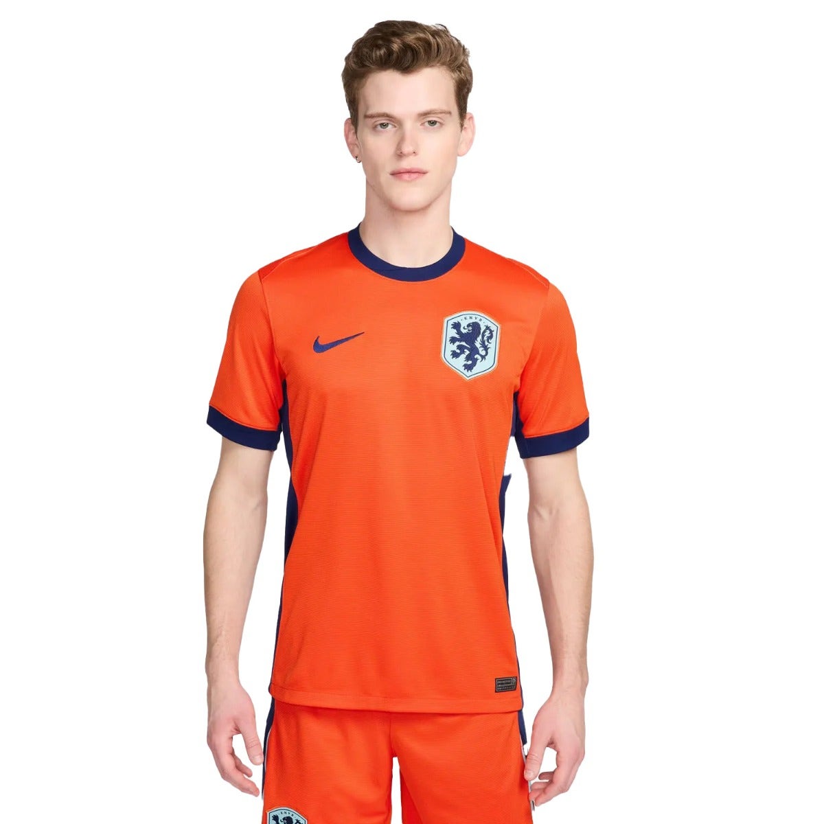 NIKE Niederlande Stadium Dri-FIT Heimtrikot 2024 Herren 819 - safety orange/blue void/copa/blue