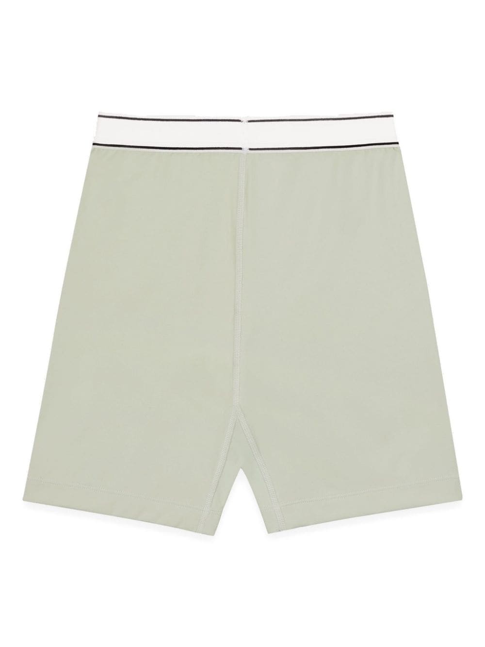Sporty & Rich Serif shorts met logoband - Groen