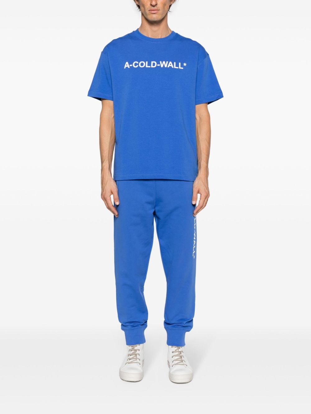 A-COLD-WALL* Trainingsbroek met logoprint - Blauw