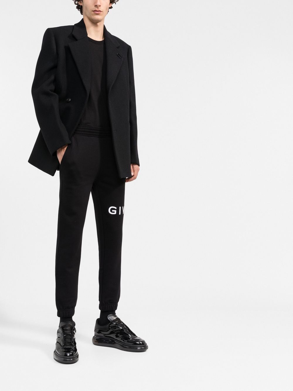 Givenchy Trainingsbroek met logoprint - Zwart