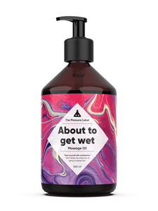 The Pleasure Label  About To Get Wet - Massage olie