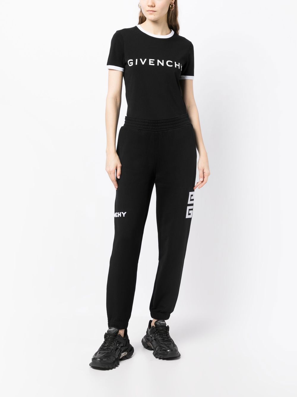 Givenchy Trainingsbroek met logopatch - Zwart