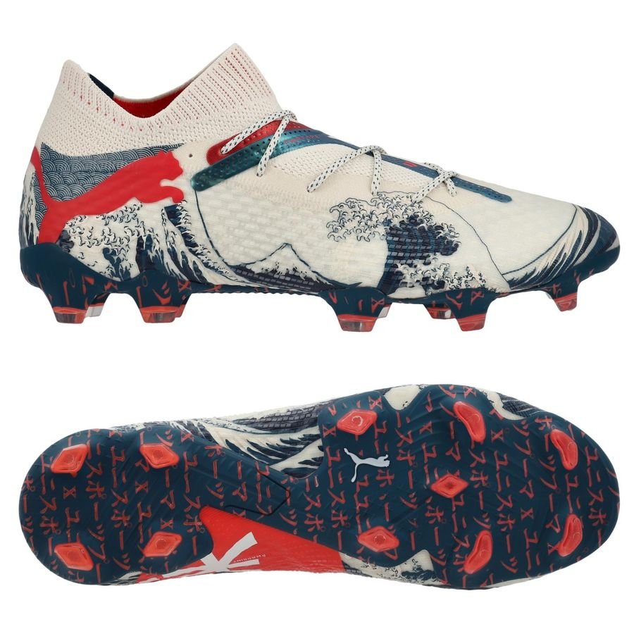 PUMA X Unisport Future 7 Ultimate FG/AG Great Wave - Sugared Almond/Active Red/Ocean Tropic LIMITED EDITION PRE-ORDER
