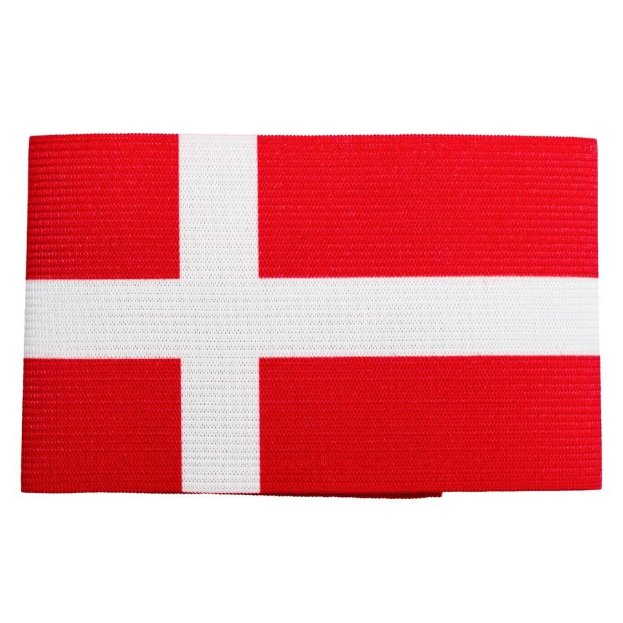Unisport Aanvoerdersband Denemarken - Rood/Wit