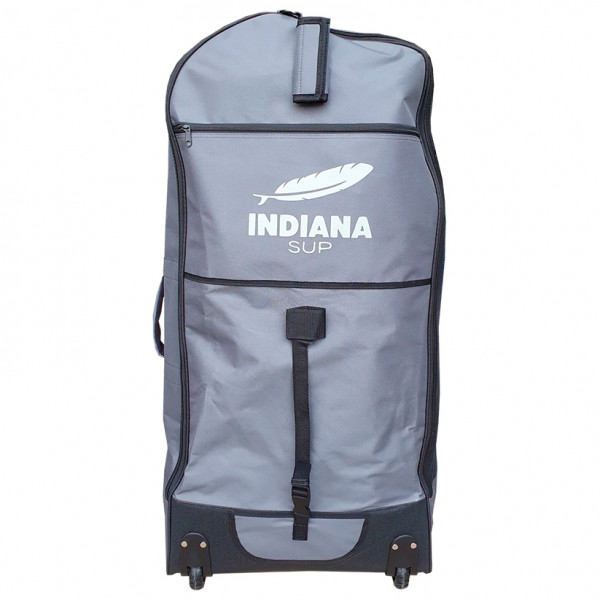 Indiana  Family Wheelie Backpack + Paddle Connection System - SUP-board, grijs/zwart