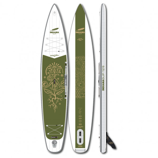 Indiana  12'6 Touring LTD Inflatable - SUP-board, wit/grijs