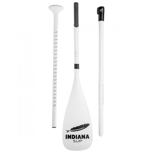 Indiana  Carbon 100% Telescope (3-Piece) - SUP-peddels, wit