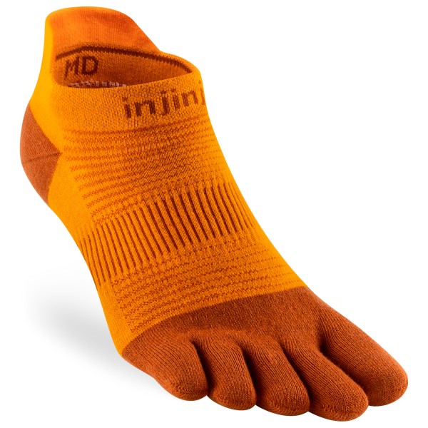 Injinji  Run Lightweight No-Show - Hardloopsokken, oranje/rood