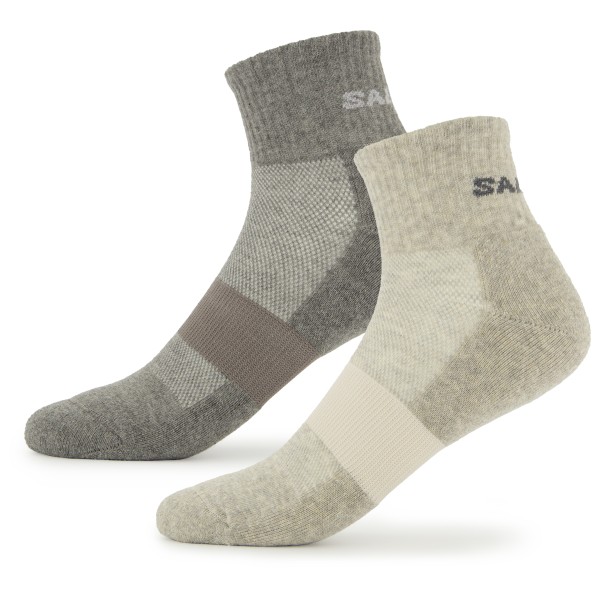 Salomon  Evasion Ankle 2-Pack - Multifunctionele sokken, grijs