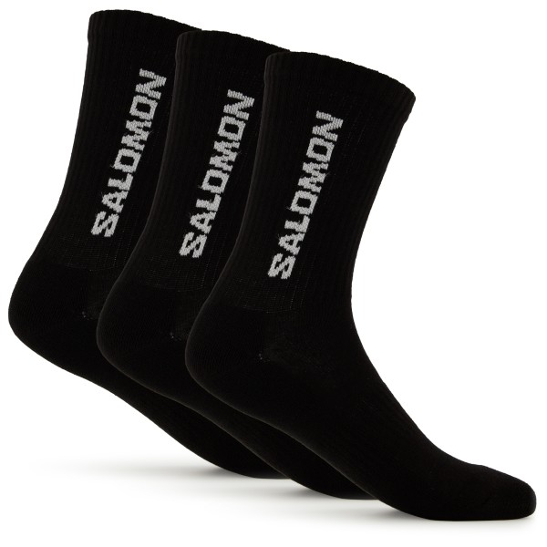 Salomon  Everyday Crew 3-Pack - Multifunctionele sokken, zwart