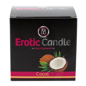 Erotic Candle  Massage Kaars Kokos