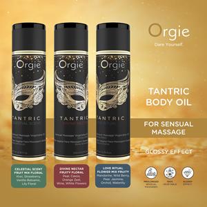 Orgie  Tantric Divine Nectar - Glinsterende Massage Olie - 200 ml