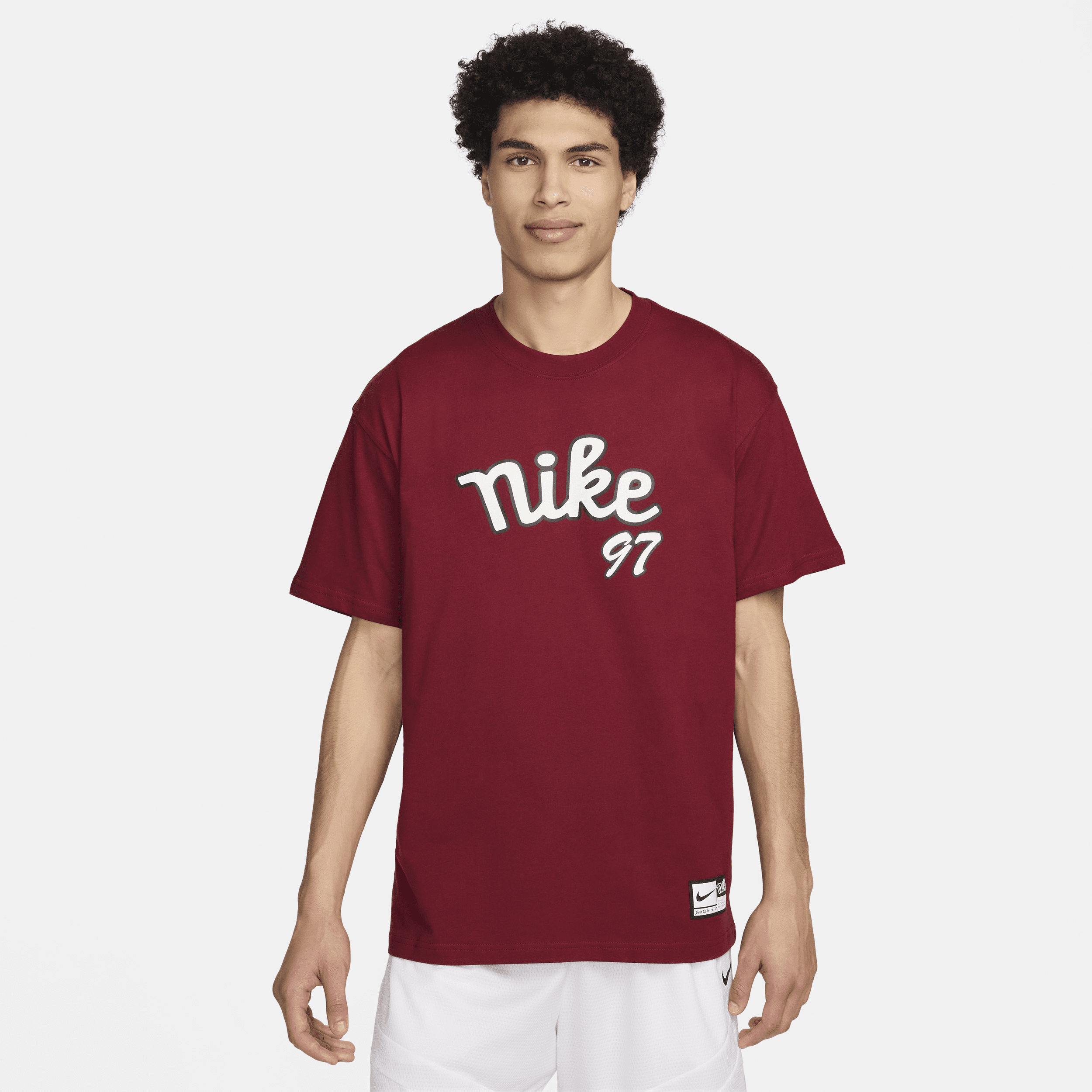 Nike Max90 basketbalshirt voor heren - Rood