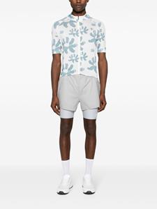 District Vision floral-print cycling top - Wit