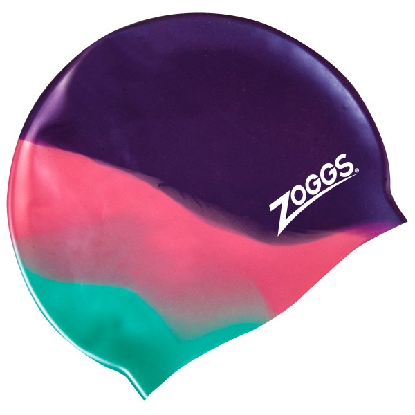 Zoggs  Kid's Silicone Cap Multi Colour - Badmuts purper/ aqua