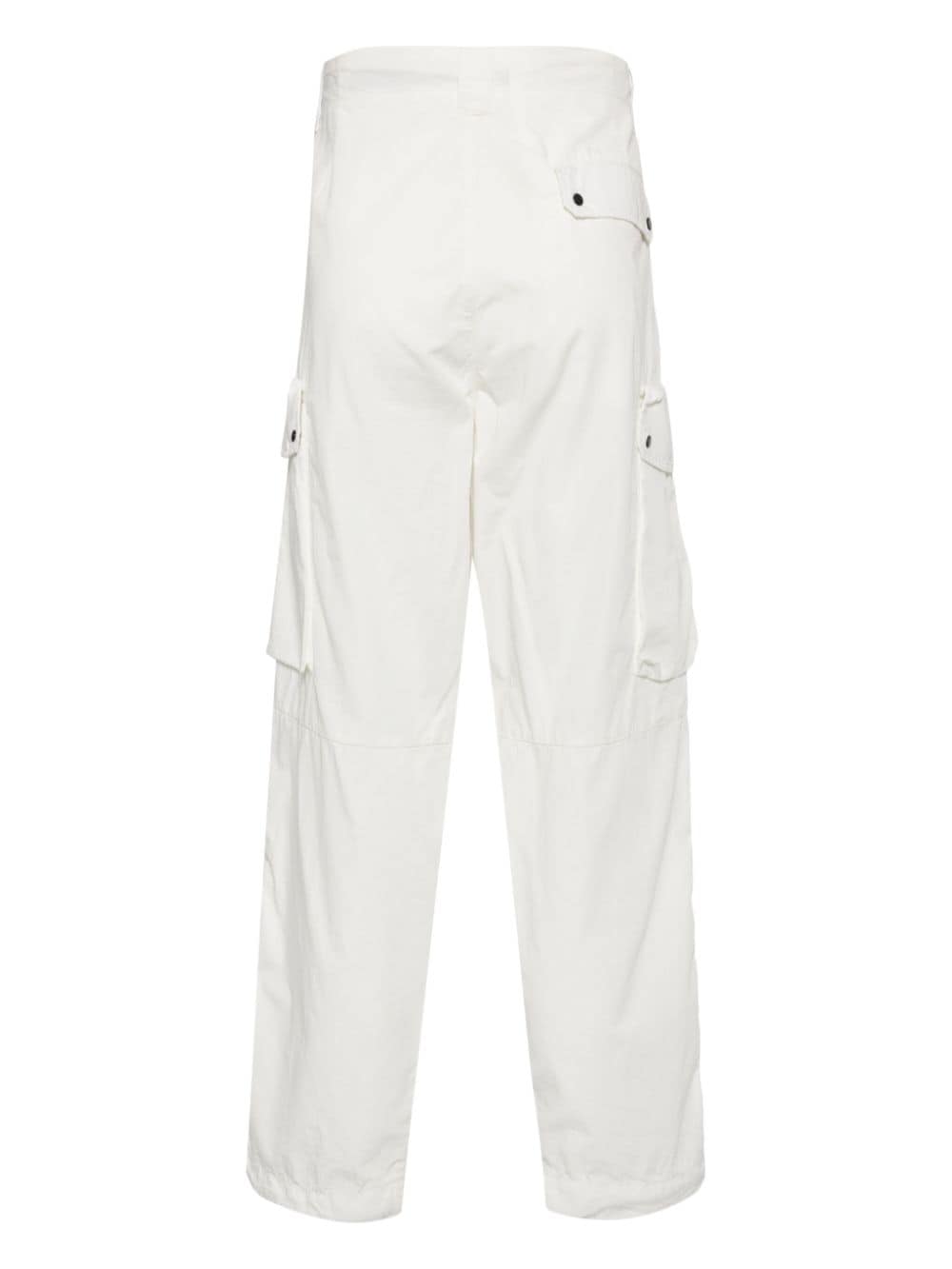 C.P. Company drop-crotch cotton cargo pants - Wit