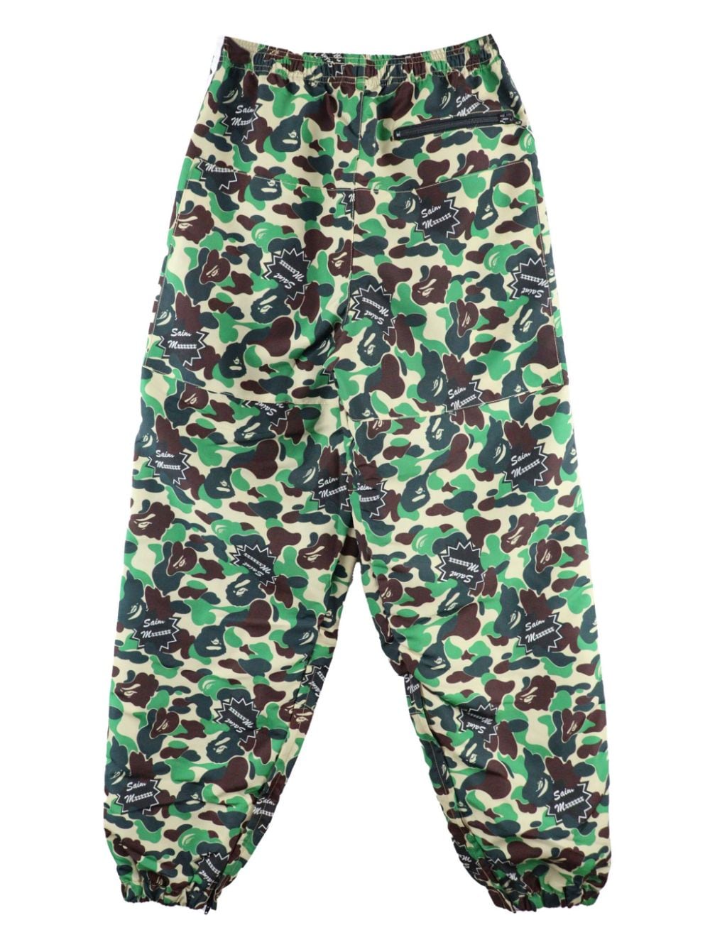 SAINT MXXXXXX camouflage-print track pants - Groen
