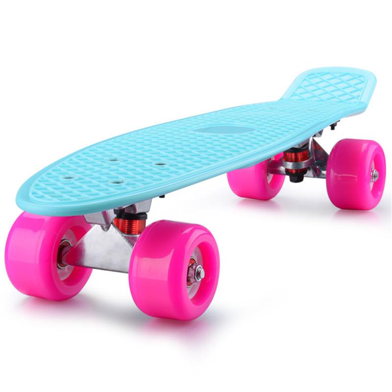 Canxing Culture Skateboard met vier wielen 58 cm * 15 cm Single Rocke Longboard Deck Lucanxingous Skateboard