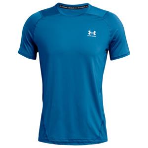 Under Armour  HG Armour Fitted S/S - Hardloopshirt, blauw