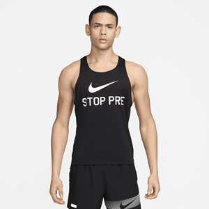 Nike Fast Run Energy hardloopsinglet voor heren - Zwart
