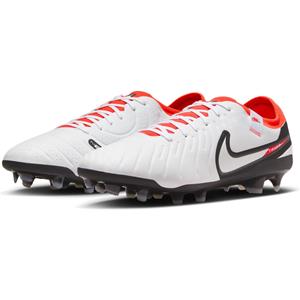 NIKE Tiempo Legend 10 Pro FG Firm-Ground Fußballschuhe Herren 100 - white/black-bright crimson