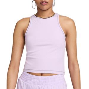 NIKE One Fitted Dri-FIT Ribbed Tanktop Damen 512 - lilac bloom/daybreak/white