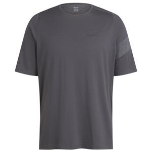 Rapha  Trail Merino Short Sleeve T-Shirt - Fietsshirt, blauw/grijs