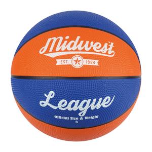 Midwest Liga Basketball Unisex Blau/orange 