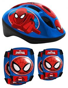 Marvel Schutzset Spider-man Blau / Rot 5-teilig