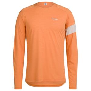 Rapha  Trail Long Sleeve Technical T-Shirt - Fietsshirt, oranje
