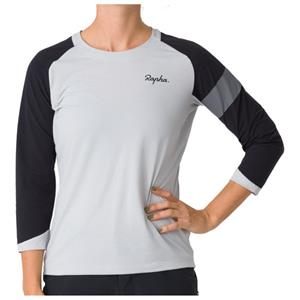 Rapha  Women's Trail 3/4 Sleeve Jersey - Fietsshirt, grijs