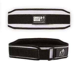 Gorilla Wear 4 Inch Dames Lifting Belt - Zwart/Wit