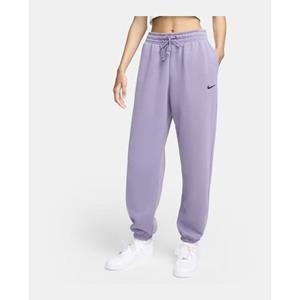 Nike Trainingsbroek Phoenix Fleece Oversized - Paars/Zwart Dames