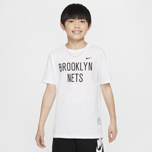 Nike Brooklyn Nets Essential  NBA-shirt voor jongens - Wit