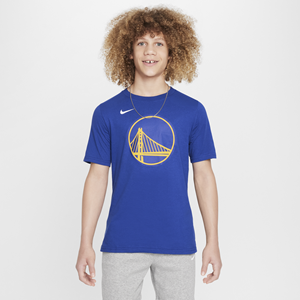 Nike Golden State Warriors Essential  NBA-shirt met logo voor jongens - Blauw